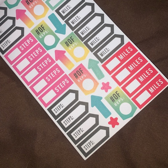 Happy Planner FITNESS Stickers - Picture 5 of 6